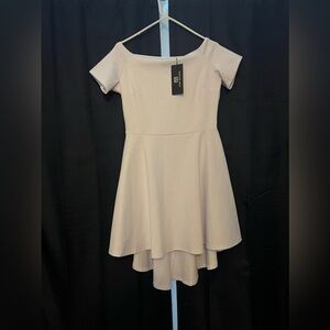 Sarin Matthews white cocktail dress